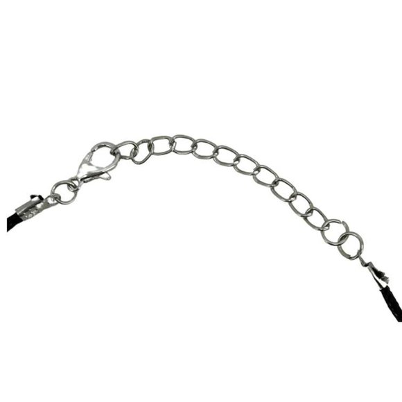 Unbranded | Raw Black Tourmaline Pendant Necklace | 4.5cm - Picture 3 of 3